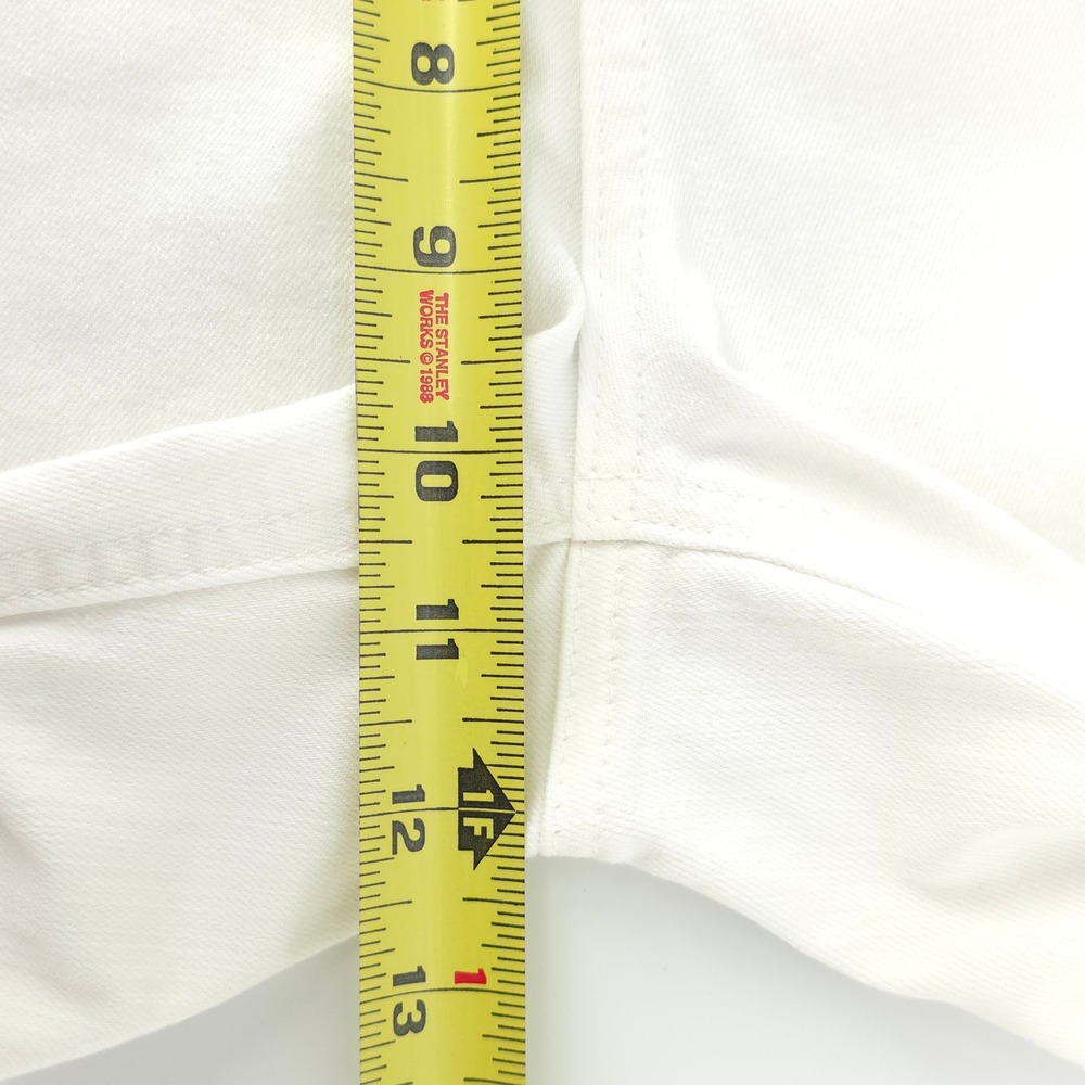 Talbots Womens Jeans Flawless Five-Pocket Straight 12 White Classic Stretch - Picture 7 of 8